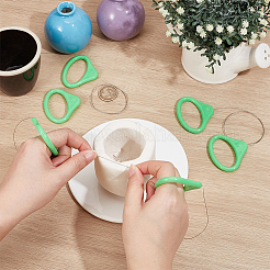 3Pcs Steel Wire Clay Cutter&nbsp;AJEW-CN0007-89B