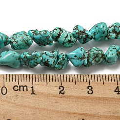 Dyed Natural Howlite Beads Strands&nbsp;G-G075-E03-01