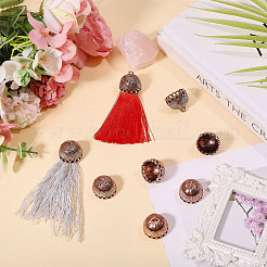 10Pcs Tibetan Style Alloy Pendant Bails&nbsp;FIND-CA0011-43R