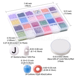 DIY Word Bracelet Making Kit&nbsp;DIY-FS0004-76