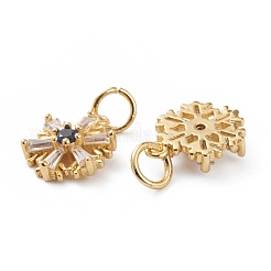 Brass Micro Pave Cubic Zirconia Pendants&nbsp;ZIRC-A015-A-05G