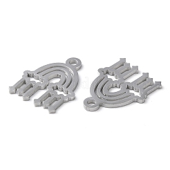 Non-Tarnish 304 Stainless Steel Pendants&nbsp;STAS-Q303-19P