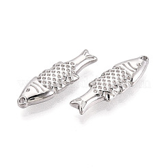 304 Stainless Steel Fish Pendants&nbsp;STAS-T069-10P