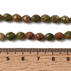 Natural Unakite Beads Strands&nbsp;G-K376-F05-01