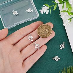 6Pcs 925 Sterling Silver Charms&nbsp;STER-PH0002-41