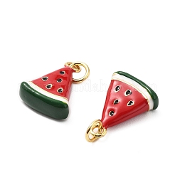 Brass Enamel Pendants&nbsp;KK-L237-029G-03