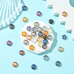 Electroplate Glass Beads&nbsp;EGLA-YW0005-01