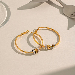 304 Stainless Steel Big Hoop Earrings for Women&nbsp;MA0702-1