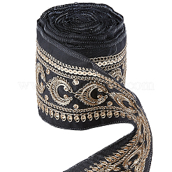 5Yards Vintage Jacquard Polyester Ribbon&nbsp;SRIB-CY0001-44