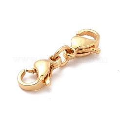 304 Stainless Steel Double Lobster Claw Clasps&nbsp;STAS-E178-01A-G