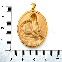 Religion Golden Tone 304 Stainless Steel Pendants&nbsp;LS-STAS-K289-01G-07