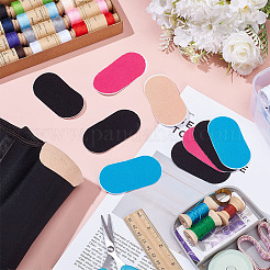 10Pcs 4 Colors Non-woven Fabric Strips Stickers&nbsp;AJEW-OC0015-95