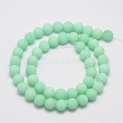 Natural Malaysia Jade Beads Strands&nbsp;G-A152-A-8mm
