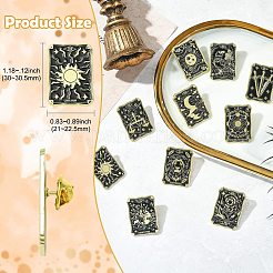 10Pcs 10 Styles Alloy Enamel Pins&nbsp;JEWB-CJ0001-67