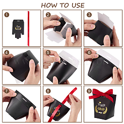 40Pcs Congrats Grad Cardboard Paper Gift Storage Boxes&nbsp;CON-PH0003-38B