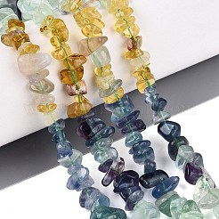 Natural Fluorite & Amethyst & Citrine(Heated) Beads Strands&nbsp;G-N371-02A-01