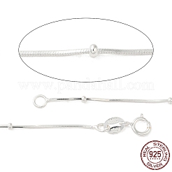 Sterling Silver Snake Chain Necklaces&nbsp;STER-K171-19P