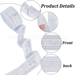 7M Flat Ethnic Style Polyester Ribbons&nbsp;OCOR-WH0003-010B