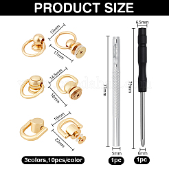 Zinc Alloy Ball Pull Ring Rivets&nbsp;FIND-DR0002-18