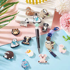 Cartoon Animals Silicone Beads&nbsp;SIL-TA0002-70