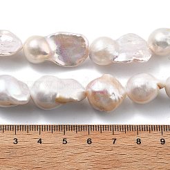 Natural Nucleated Pearl Beads Strands&nbsp;PEAR-B004-15A-01A
