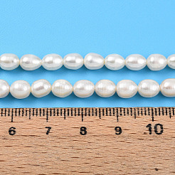 Natural Cultured Freshwater Pearl Beads Strands&nbsp;PEAR-N012-05X