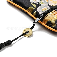 Chinese Style Floral Cloth Jewelry Storage Zipper Pouches&nbsp;LS-AJEW-D063-01A