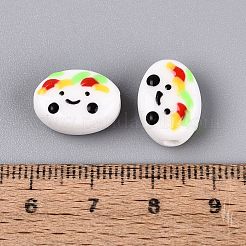 Handmade Porcelain Ceramic Beads&nbsp;PORC-Q005-07F