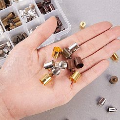 Brass Cord Ends&nbsp;KK-PH0035-25
