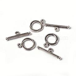 Tibetan Style Alloy Toggle Clasps&nbsp;LF0539Y