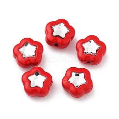 Spray Painted Alloy Bead&nbsp;PALLOY-H134-24