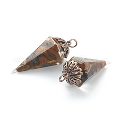 Resin Pointed Pendants&nbsp;G-L571-01-R