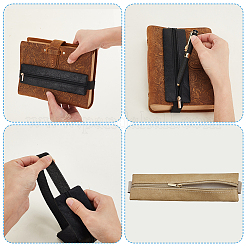 7Pcs 7 Colors Fibre Pencil Holder Case for Notebook&nbsp;OFST-GA0001-04