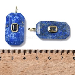Natural Lapis Lazuli Faceted Pendants&nbsp;G-F819-02G-06