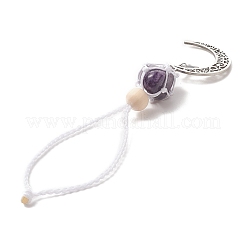 Moon 201 Stainless Steel Pendant Decorations&nbsp;HJEW-JM00958-04