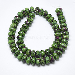 Natural Ruby in Zoisite Beads Strands&nbsp;G-T122-02S