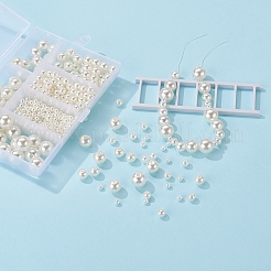 497Pcs 5 Style Imitation Pearl Acrylic Beads&nbsp;OACR-YW0001-08