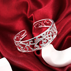 Brass Cuff Bangles&nbsp;BJEW-BB18056