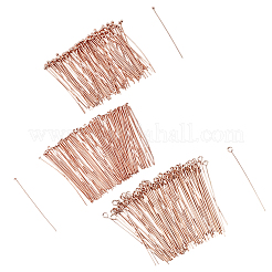 300Pcs 3 Styles Brass Flat Head Pins & Ball Head Pins Kits&nbsp;KK-ME0003-08