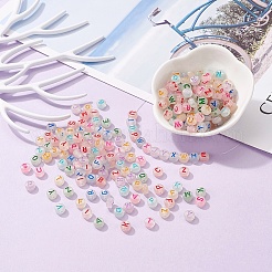 300Pcs Luminous Acrylic Beads&nbsp;MACR-YW0001-40