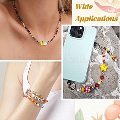 45Pcs 9 Colors Handmade Porcelain Beads&nbsp;PORC-CJ0001-24