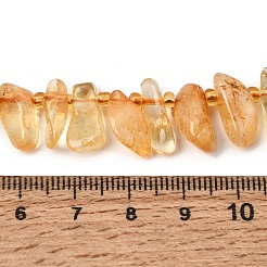 Heated Natural Citrine Beads Strands&nbsp;GG-CBADF20-A10