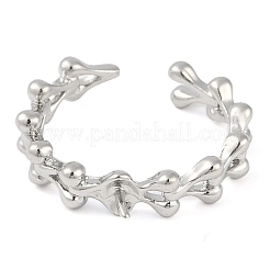 Brass Cuff Finger Ring Settings&nbsp;KK-L219-15B-P