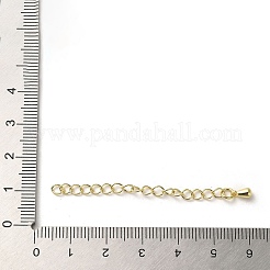 Brass Curb Chain Extender&nbsp;KK-Q807-13G