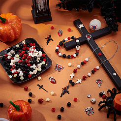 DIY Gothic Style Stretch Bracelet Making Kits&nbsp;DIY-SC0033-36