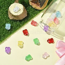 16Pcs 8 Colors Transparent Glass Enamel Beads&nbsp;GLAA-CJ0002-66