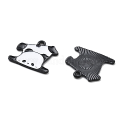 Panda Theme Alloy Enamel Pendants&nbsp;ENAM-F150-02