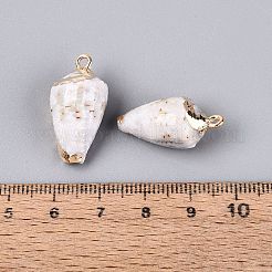 Electroplated Natural Shell Pendants&nbsp;BSHE-Q020-07