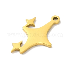 5Pcs 201 Stainless Steel Pendants&nbsp;STAS-Z068-04G