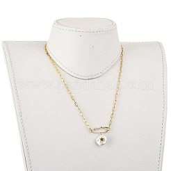 Natural Pearl Pendant Necklaces&nbsp;NJEW-JN03017-01